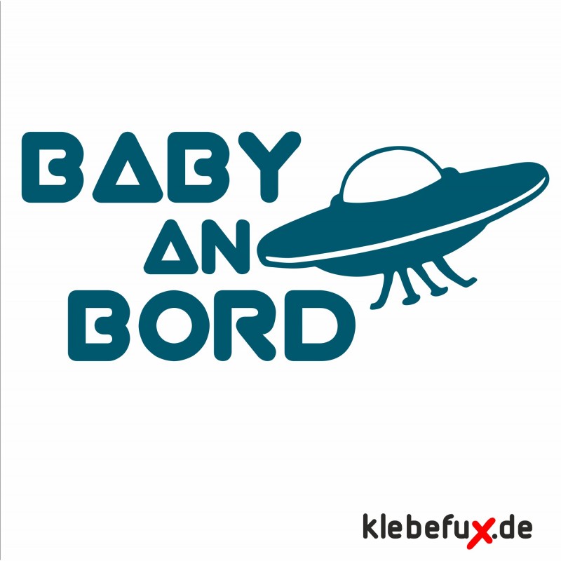 Baby an Board Aufkleber - man kennt uns