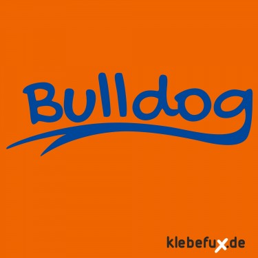 Aufkleber Bulldog