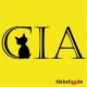 Aufkleber Cat Intelligence Agency