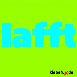 Aufkleber lafft - läuft - läuft bei mir