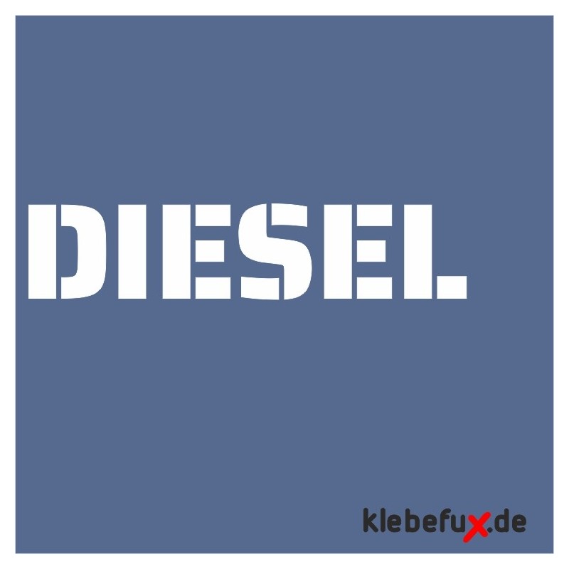 Aufkleber Diesel - klebefux