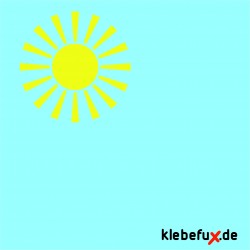 Aufkleber Sonne