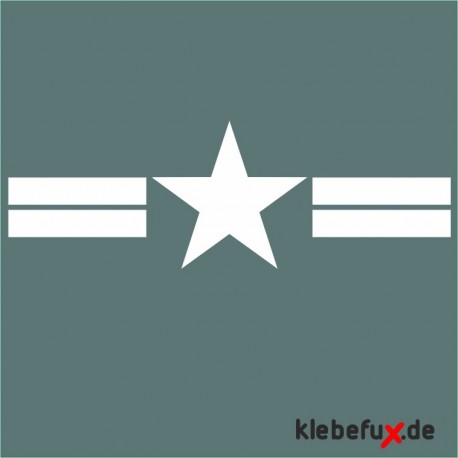 Aufkleber Military Star