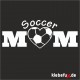 Aufkleber Fussball - Soccer Mom