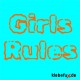 Aufkleber Girls Rules