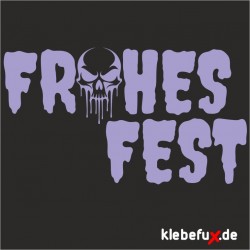 Aufkleber Frohes Fest