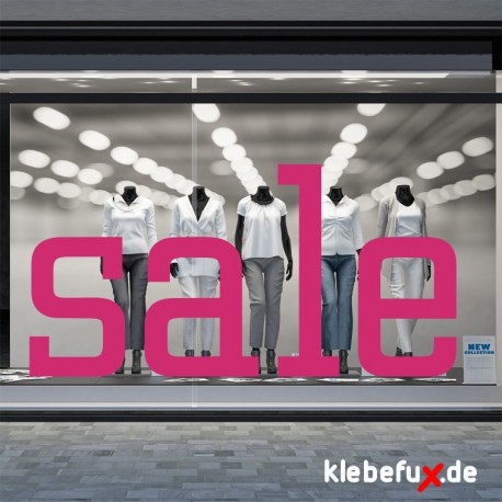 Aufkleber SALE Schaufensteraufkleber