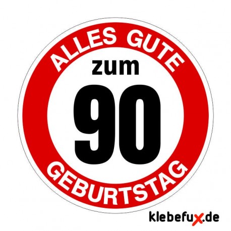 Alles Gute zum 90 Geburtstag