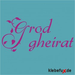 Aufkleber Grod gheirat