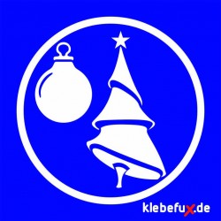 Aufkleber Weihnachtsfensterbilder auch in Übergrößen