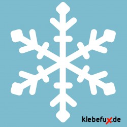 Aufkleber Schneeflocken auch in Übergrößen für dein Fenster