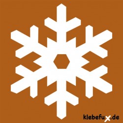 Aufkleber Schneeflocken auch in Übergrößen für dein Fenster