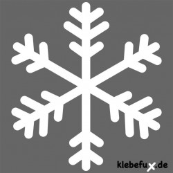 Aufkleber Schneeflocken auch in Übergrößen für dein Fenster