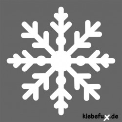 Aufkleber Schneeflocken auch in Übergrößen für dein Fenster