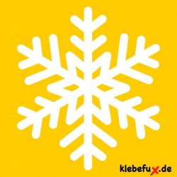 Aufkleber Schneeflocken auch in Übergrößen für dein Fenster