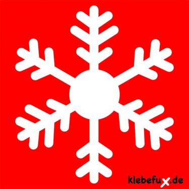 Aufkleber Schneeflocken auch in Übergrößen für dein Fenster