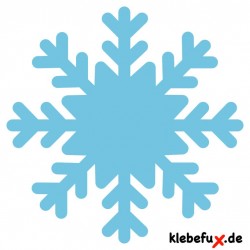 Aufkleber Schneeflocken auch in Übergrößen für dein Fenster