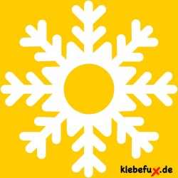 Aufkleber Schneeflocken auch in Übergrößen für dein Fenster