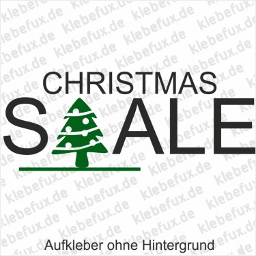 Aufkleber Christmas Sale