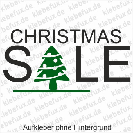 Aufkleber Christmas Sale