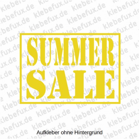 Aufkleber Summer Sale Nr. 2