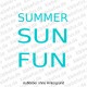 Aufkleber Summer Sun Fun Nr. 1