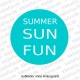Aufkleber Summer Sun Fun Nr. 2